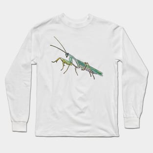 Sphodromantis lineola male Long Sleeve T-Shirt